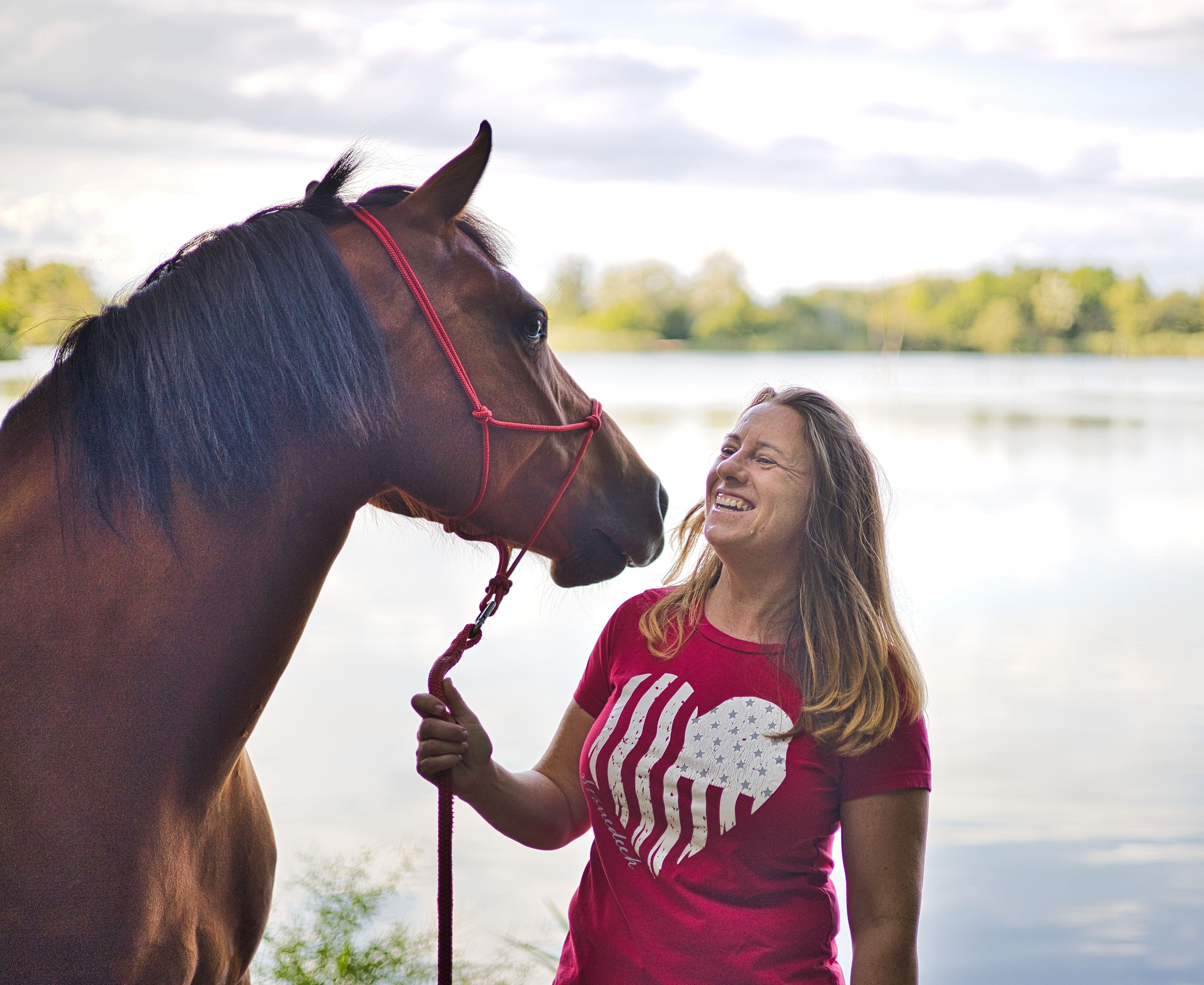 Foto Doreen und Nevina am See